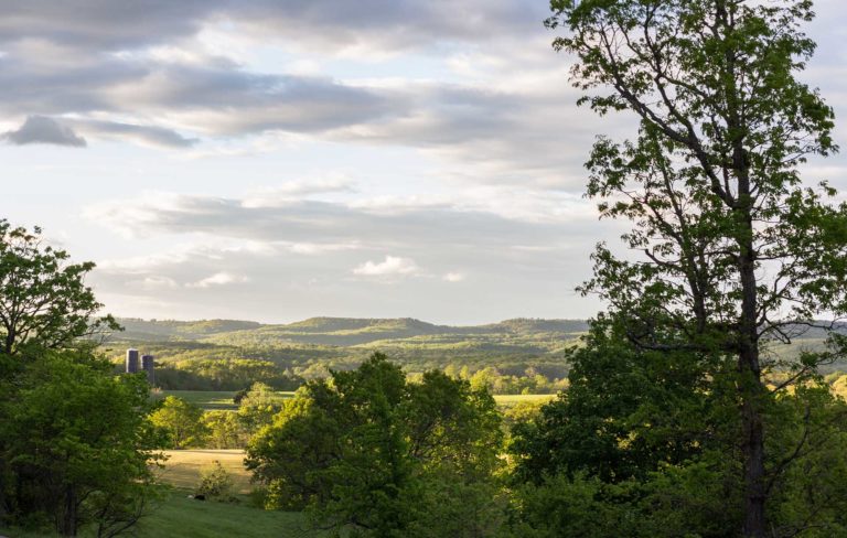 View of the ozarks in Southwest Missouri