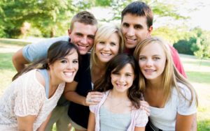 Blended family with kids